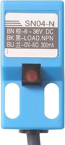 1pc Square Proximity Switch ASN04-N inductive Metal Sensor NPN DC Three Wire Normally Open(PNP NO,3-GANG-5-30VDC) in Saudi Arabia