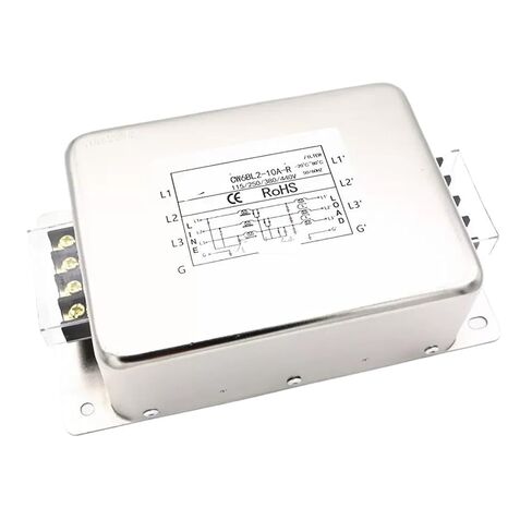 CW6BL2-10A/20A/30A-R مرشح طاقة الإدخال ثلاثي الطور ثلاثي الأسلاك ثنائي القطب 380 فولت (CW6BL2-10A-R) in Kuwait