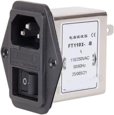 IEC Socket Type Power Filter FT110B-1-B 3 6 10 Single Fuse(FT110I-6-B) in Saudi Arabia
