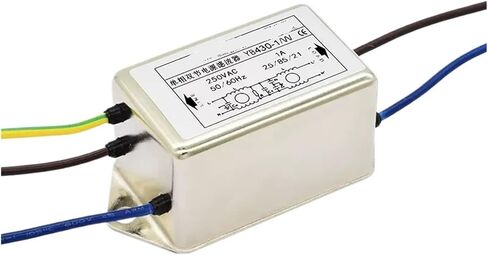 YB430-1A/3A/6A/10A/W مرشح طاقة الرصاص 220 فولت مضاد للتدخل أحادي الطور قسم مزدوج جهاز تنقية التيار المعزز (YB430-10A/W) in Saudi Arabia