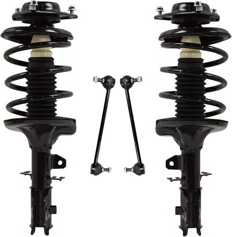 Detroit Axle - Front Struts w/Coil Spring Sway Bar Links Replacement for 2004 2005 2006 2007 2008 2009 Kia Spectra Spectra5 in Saudi Arabia