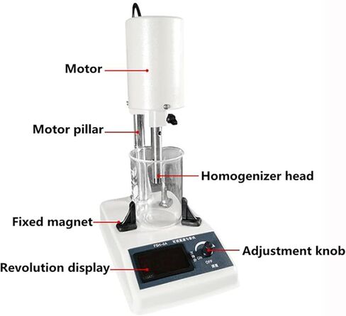 Laboratory High-speed Homogenizer Digital Display Emulsification Homogenizer Organizer FSH-2A in Kuwait