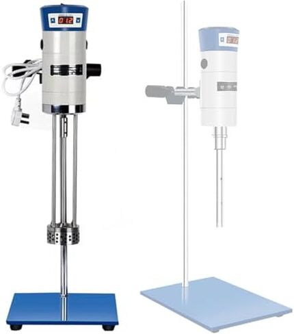 High-Speed Homogenizer Emulsifier Mixer, 300-18000 RPM Lab Dispersing Machine for Cosmetics, Food, Paints - Precision Mixing & Optimal Texture, 12g + 18g Capacity in Saudi Arabia