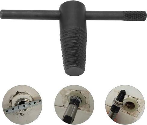 CRV Steel Heavy Duty Screw Extractor Kit Broken Bolt Remover Tool for Stubborn Screws Pipes and Plumbing Repairs 1/2 Inch 3/4 Inch Chrome Vanadium Steel Construction (3/4 inch) in Saudi Arabia