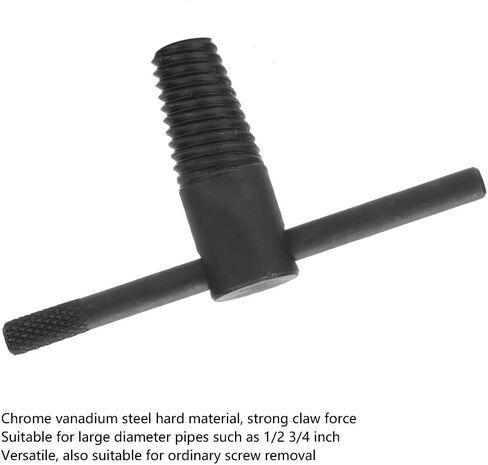 CRV Steel Heavy Duty Screw Extractor Kit Broken Bolt Remover Tool for Stubborn Screws Pipes and Plumbing Repairs 1/2 Inch 3/4 Inch Chrome Vanadium Steel Construction (3/4 inch) in Saudi Arabia