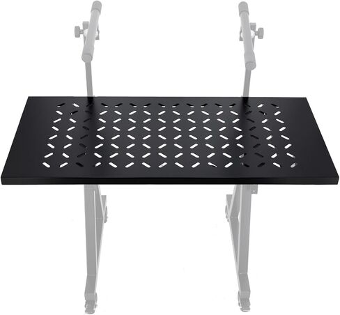 رف Rockville KS2 لطاولة DJ Z-Stand أو X-Stand، بسعة 150 رطل، وفتحات تهوية، وبطانة إسفنجية، مثالي لمنسقي الأغاني والموسيقيين in Saudi Arabia