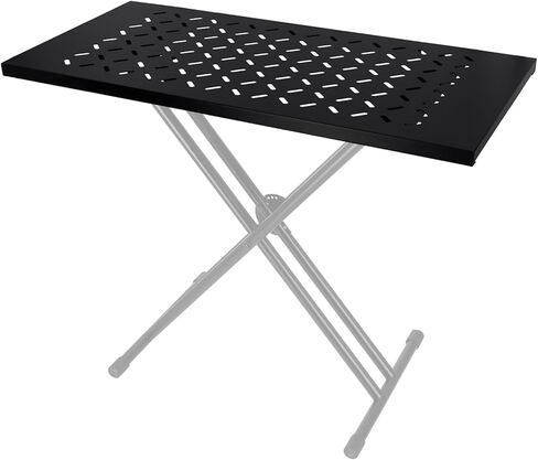 رف Rockville KS2 لطاولة DJ Z-Stand أو X-Stand، بسعة 150 رطل، وفتحات تهوية، وبطانة إسفنجية، مثالي لمنسقي الأغاني والموسيقيين in Saudi Arabia