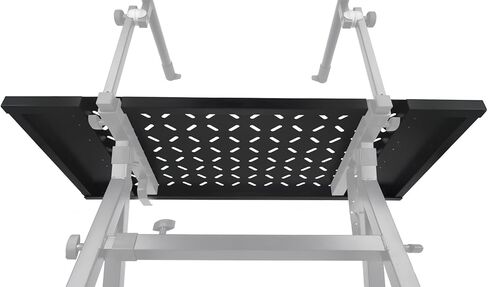 رف Rockville KS2 لطاولة DJ Z-Stand أو X-Stand، بسعة 150 رطل، وفتحات تهوية، وبطانة إسفنجية، مثالي لمنسقي الأغاني والموسيقيين in Saudi Arabia