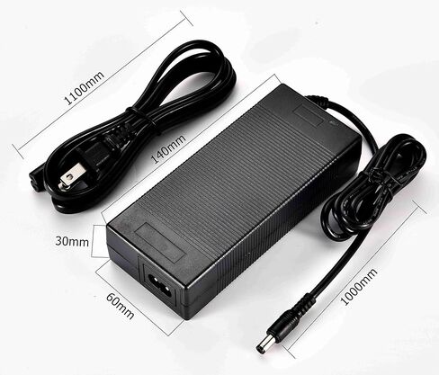 شاحن محول تيار متردد 42 فولت 2 أمبير لدراجة Isinwheel iScooter S9، E9 Pro، E9D، i9Plus، V8 الكهربائية، U1، U2، M10، دراجة كروزر الكهربائية، متوافقة مع بطارية ليثيوم 36 فولت in Saudi Arabia
