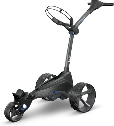 MotoCaddy Electric Golf Push Cart - M5 GPS DHC (2024) - CADDY الكهربائي ، الشاشة التي تعمل باللمس ، GPS متكامل ، بلوتوث ، والتحكم في أسفل السيارات - الملحقات وخطة الأداء لمدة 6 أشهر مضمّنة (أسود) in Kuwait