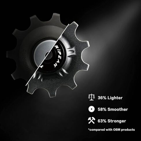 مجموعة بكرة عجلة الفارس 12T+14T Shimano كبيرة الحجم من السيراميك/الفولاذ لـ 11 سرعة Shimano Dura Ace/Ultegra 91xx/R80xx/R70xx Road Cyclocross Gravel Derailleur الخلفي in Kuwait