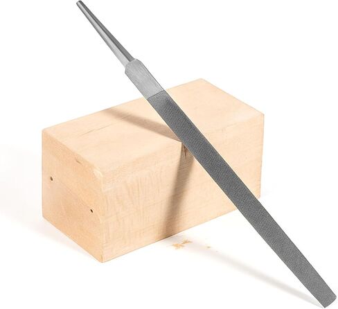 6" Triangular Medium Cut File, Triangular Metal File, Professional Carbon Steel Files Double Cut Teeth Tool Sharpener Made of High Carbon Steel Half Round Hand Files Without Handle for Wood, Metal in Saudi Arabia