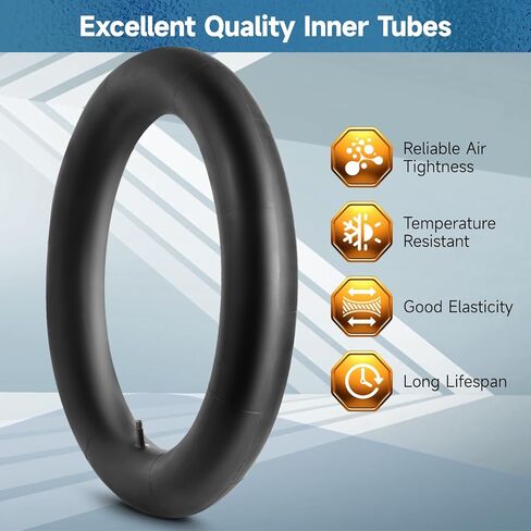 عبوتان من إطارات وأنابيب دراجة سميكة مقاس 26 × 4.0، مجموعة إطارات قابلة للطي مقاس 100-559/26 × 4 مع صمام AV وأنابيب دراجة مقاس 26 × 4 ورافعات إطارات، وإطارات دراجة كهربائية لجميع التضاريس لركوب الثلوج والرمال والشوارع والممرات in Kuwait