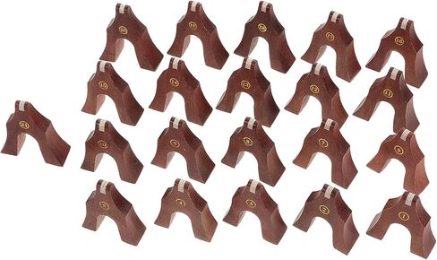ibasenice Wooden Guzheng Bridge Set 1-21 Strings Guzheng String Support Replacement Parts Musical Instrument Bridge Accessories Repair and Practice in Saudi Arabia