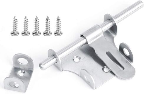 Stainless Steel Bolt, Thickened and Enduring, for Barn Warehouse, Suitable for Security Door, More Stable and Simple Installation in Saudi Arabia