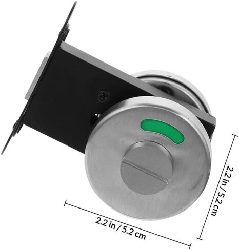 OSALADI Bathroom Door Lock Indicator Keyless Door Lock Deadbolt Indicator 304 Stainless Steel in Saudi Arabia