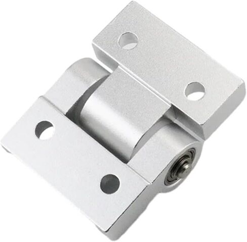Thickened Silent Bearings Aluminum Alloy Hinges Precision Rf Equipment Door Electrical Box 1Pcs(Black) in Saudi Arabia