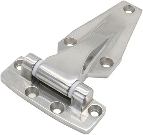 Refrigerator Door Hinges Container Industrial Equipment Heavy-Duty 304 Stainless Steel 1Pcs(304 SS) in Saudi Arabia