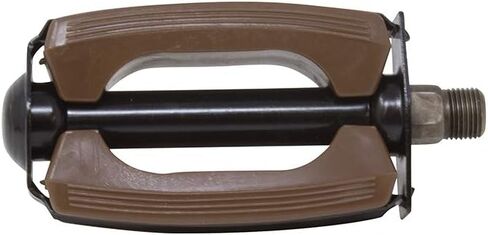 Krate Lowrider PVC Metal Bike Pedals, Various Sizes & Colors (Black/Brown, 9/16") in Saudi Arabia