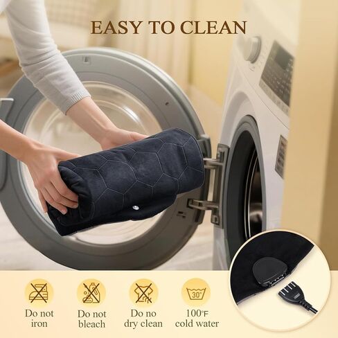 وسادة تدفئة بالأشعة تحت الحمراء البعيدة للرقبة والأكتاف - أثقل بنسبة 20%، حرارة مستهدفة عميقة 6X لتخفيف آلام العضلات بسرعة، مقاس 20 بوصة × 24 بوصة، كبيرة، ألياف كربون مزدوجة، 8 إعدادات للحرارة، إيقاف تلقائي in Kuwait