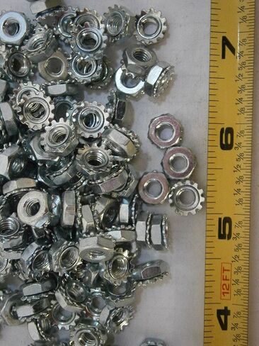 New Pack of Lock Nuts 10/32 Keps Steel Zinc Plated Lot of 100#3152 Multi-Purpose Comprehensive Hardware Fastener Assortment Kit WnyNEH05405 in Saudi Arabia