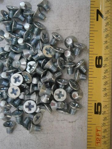 New Pack of Machine Screws M4 x 6 Phillips Flat Head Steel Zinc Plated Lot of 100#4464 Multi-Purpose Comprehensive Hardware Fastener Assortment Kit WnyNEH04360 in Saudi Arabia