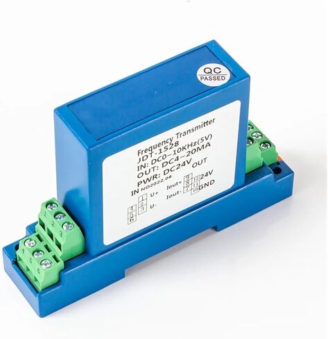 1pcs Frequency Signal Converter 45-55HZ 0-50HZ 0-100KHZ Frquency Signal Transmitter 4-20mA 0-10V 0-5V Frequency Measuring Instrument DC24V(0-50HZ) in Saudi Arabia