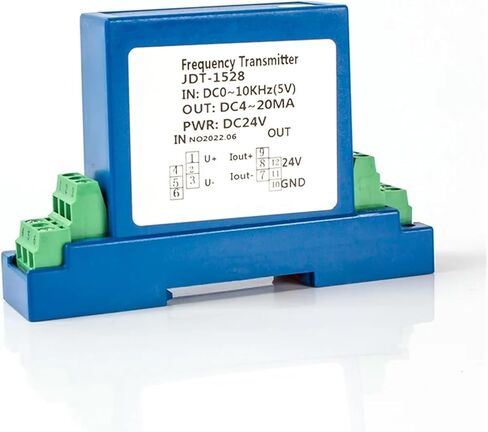 1pcs Frequency Signal Converter 45-55HZ 0-50HZ 0-100KHZ Frquency Signal Transmitter 4-20mA 0-10V 0-5V Frequency Measuring Instrument DC24V(0-50HZ) in Saudi Arabia