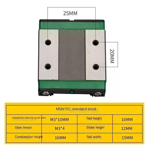 MGN Slide MGN7 MGN9 MGN12 MGN15 Linear Guide Slide(MGN15C) in Saudi Arabia