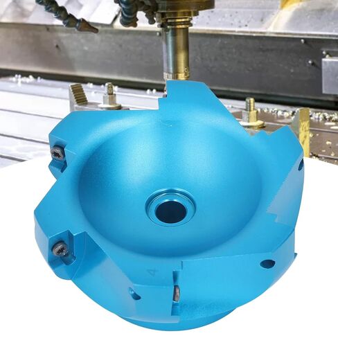 Face Milling Cutter Set, Sturdy Aluminum Alloy Construction, Heat and Oxidation Resistant Coating, Advanced Helical Design, CNC Metalworking Tool for Professionals in Saudi Arabia