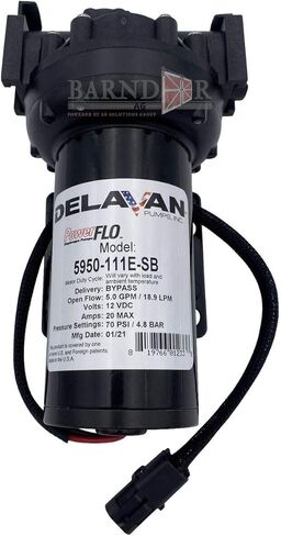 Delavan Powerflo 5950-111E-SB Heavy-Duty Bypass Pump - 60PSI, Santoprene Diaphragm Self-Priming Pump | Farming EquipmentL8 in Kuwait