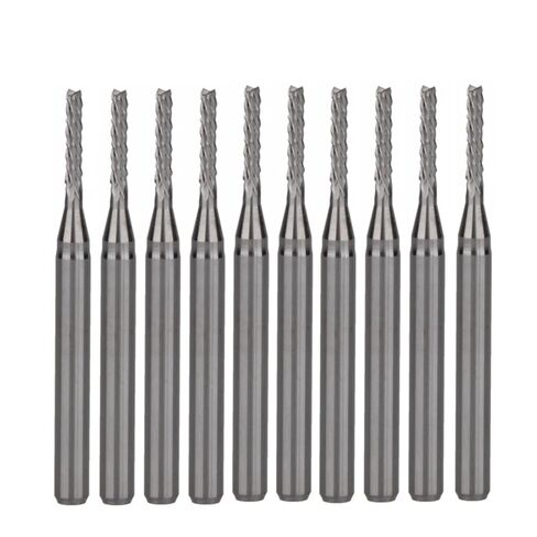 3.175x1.5x8.5mm Left Hand Down Cut Corn Teeth Bit Mill Cutter End Mill in Kuwait