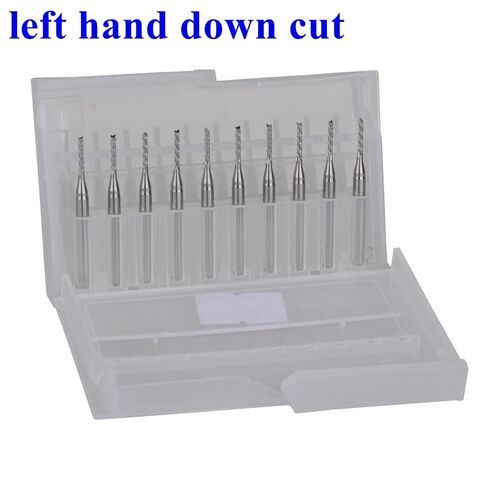 3.175x1.5x8.5mm Left Hand Down Cut Corn Teeth Bit Mill Cutter End Mill in Kuwait