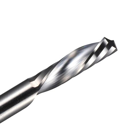 10pcs 3.175/4/5/6/8mm Left Spiral Milling Cutter Down Cut One Flute Router Bit CNC End Mill Milling Cutter(10P 3.175x22x45L) in Saudi Arabia