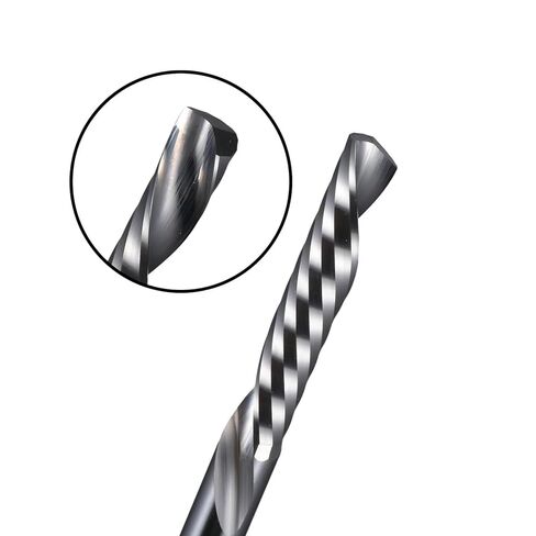 10pcs 3.175/4/5/6/8mm Left Spiral Milling Cutter Down Cut One Flute Router Bit CNC End Mill Milling Cutter(10P 3.175x22x45L) in Saudi Arabia