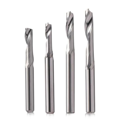 5pcs 5mm Single Flute Milling Cutters for Aluminum CNC Tools Solid Carbide(5Pcs 5x25x50L) in Kuwait