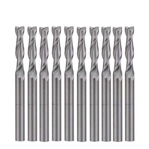 Double Flute Spiral CNC Router Bits 3.175 X 12mm Engraving Cutting Tool in Saudi Arabia