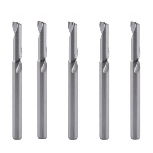 3.175x12mm Single Flute Milling Cutters for Aluminum CNC Tools in Saudi Arabia