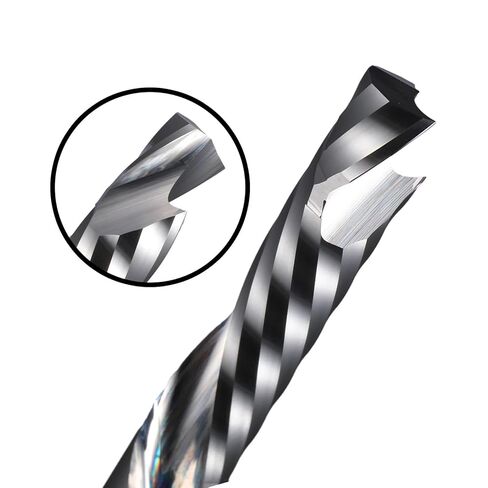 10pcs 3.175MM Single Flute Up Down Cut CNC Router Endmill Wood End Milling Cutter Tool(10Pcs 3.175x22x45L) in Saudi Arabia