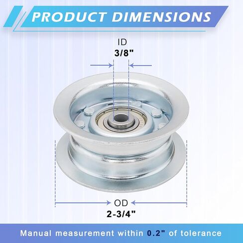 Idler Pulley Replace 7509 OD-2-3/4 ID-3/8 Swi sher 7509 in Saudi Arabia