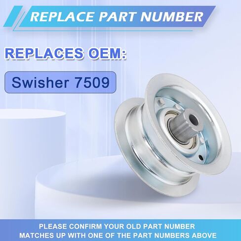 Idler Pulley Replace 7509 OD-2-3/4 ID-3/8 Swi sher 7509 in Saudi Arabia