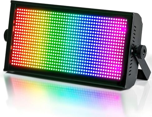 LED Wash Strobe Stage Light, 200W RGB DJ Light Bar Professional, Multi Effects Wall Washer Lights, DMX512 Control, 8 Segments, for Disco Party Wedding Club Bar Stage Lighting in Saudi Arabia