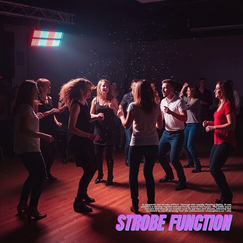 LED Wash Strobe Stage Light, 200W RGB DJ Light Bar Professional, Multi Effects Wall Washer Lights, DMX512 Control, 8 Segments, for Disco Party Wedding Club Bar Stage Lighting in Saudi Arabia