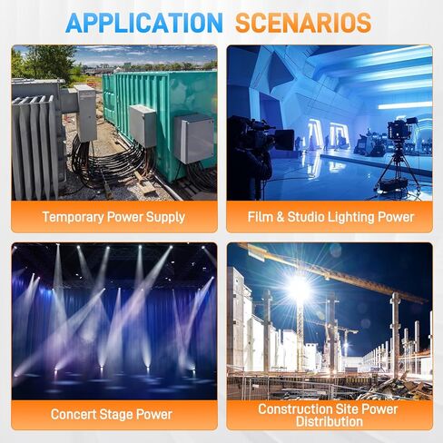 400A 600V AC CLS40 Camlock موصل الطاقة 5 ألوان 5 مجموعة ذكر و5 أنثى، سبائك النحاس، متوافقة مع كابل 2/0-4/0 AWG، لإضاءة المسرح متعددة الاستخدامات، توزيع الطاقة الصناعية in Kuwait