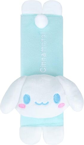 Roffatide Anime Cinnamoroll Car Seatbelt Shoulder Pad Seat Belt Cover Plush Car Neck Pillow Auto Head Neck Rest Cushion in Saudi Arabia