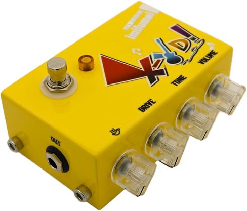 Handmade Overdrive Guitar Effect Pedal Drive Pedal True Analog Circuit Overdrive Pedal Yellow XYD-1 imifumei series pedal in Kuwait