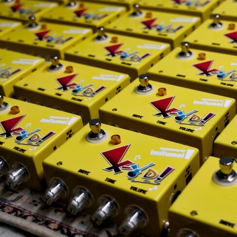 Handmade Overdrive Guitar Effect Pedal Drive Pedal True Analog Circuit Overdrive Pedal Yellow XYD-1 imifumei series pedal in Kuwait
