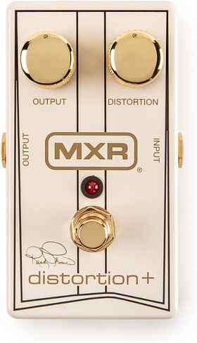 MXR RR104C Randy Rhoads Special Edition Distortion+ Pedal - Bundle with Instrument Cable, 2 Patch Cables and 6 Dunlop Picks in Saudi Arabia