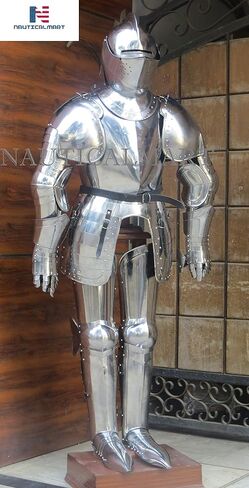 NauticalMart Italian Full Suit of Armor Medieval Knight Closed Helmet Costume in Saudi Arabia