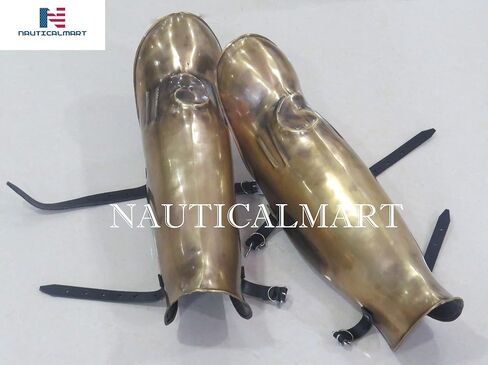 NauticalMart LARP Leg Armor Medieval Leg Guard Knight Steel Halloween Costume in Saudi Arabia